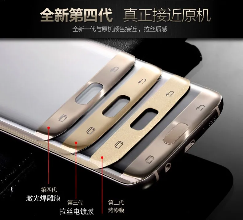 Высококачественная Защитная пленка для экрана из закаленного стекла samsung S6 edge plus