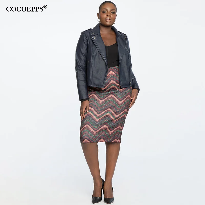

New Fashion Women High Waist Slim Pencil Skirts Sexy Bodycon Office Lady Elegant Skirt Womens Plus Size Knee-Length Winter Skirt