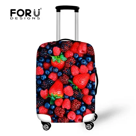 FORUDESIGNS/3D Кленовый лист с принтами, водонепроницаемый дождевик, дорожный багажный чехол для 18 20 22 24 26 28 30 дюймов, чехол для костюма - Цвет: C0653
