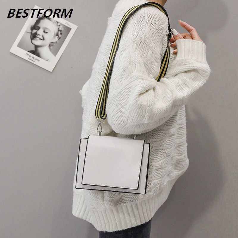 BESTFORM мини-женская сумка с клапаном женские сумки на плечо для путешествий