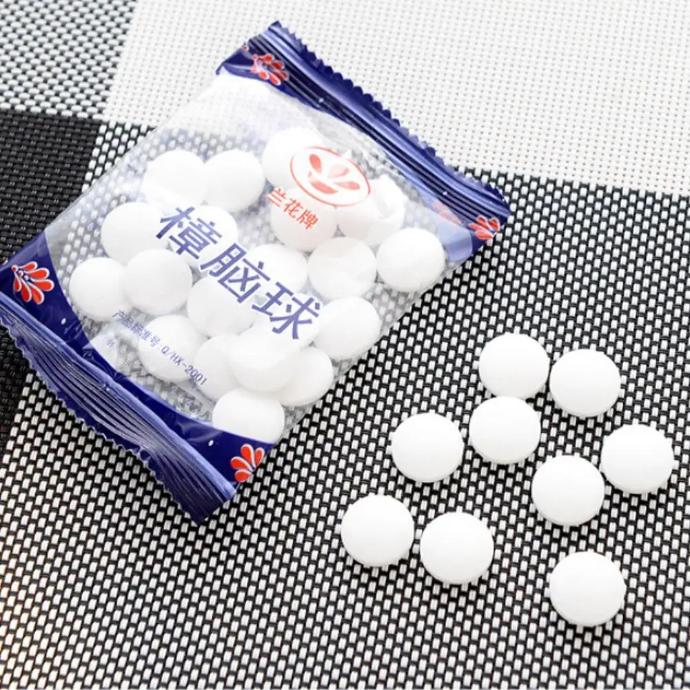 2 шт. Camphor Mothballs нафталиновые шарики моли шары для туалета шкафы книги тканевые
