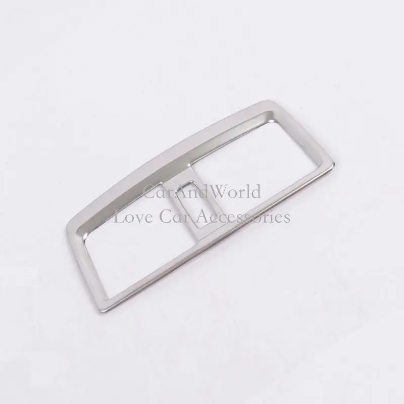 Stainless Steel Rear Row Air Condition Outlet Vent Panel Molding Cover Trims For Renault Koleos 2017-2019 Car Interior Accessory |