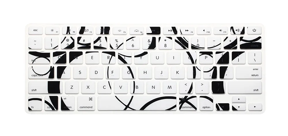 Силиконовая Мягкая наклейка чехол для клавиатуры защитная пленка Apple Macbook Air Pro
