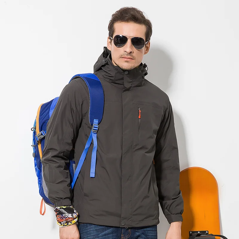 Куртка Тройная в одном для пар весенняя осенняя зимняя одежда альпинизма Женская