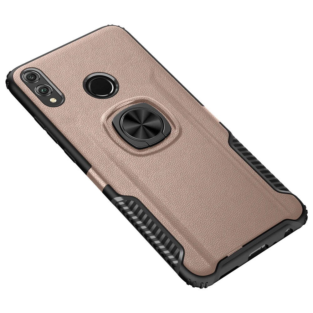 Для Honor 8X Max чехол, роскошный рыцарь, броня, задняя крышка для huawei Honor8X, Прочный Гибридный автомобильный держатель, кронштейн, чехол для телефона(XS0418