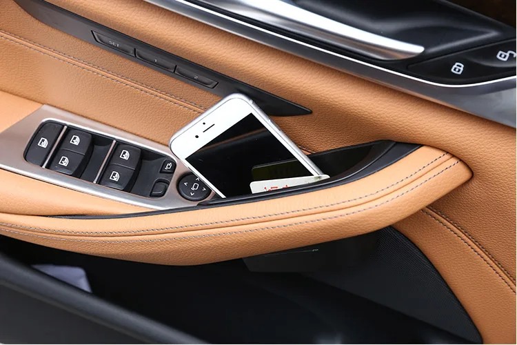 Пластиковый ящик для хранения на дверь автомобиля лоток телефона с ковриком BMW New