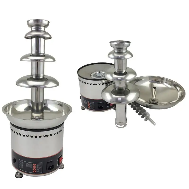 4 слоя Электрический аппарат для шоколадного фондю коммерческих тушеного мяса с
