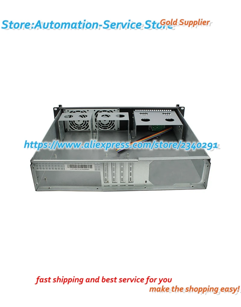 2U 239L-1 CASE Industrial Control Equipment Chassis Aluminum Server Panel Support ATX Motherboard PC Power Supply | Электроника