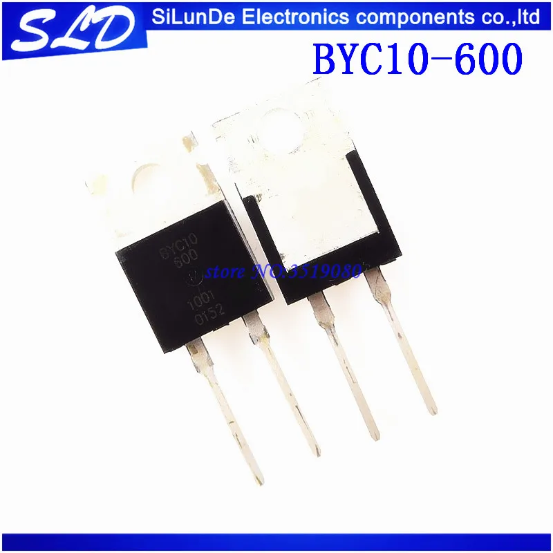 

5pcs/lot BYC10-600 BYC10 -600 TO -220 BYC10-600 new and original in stock
