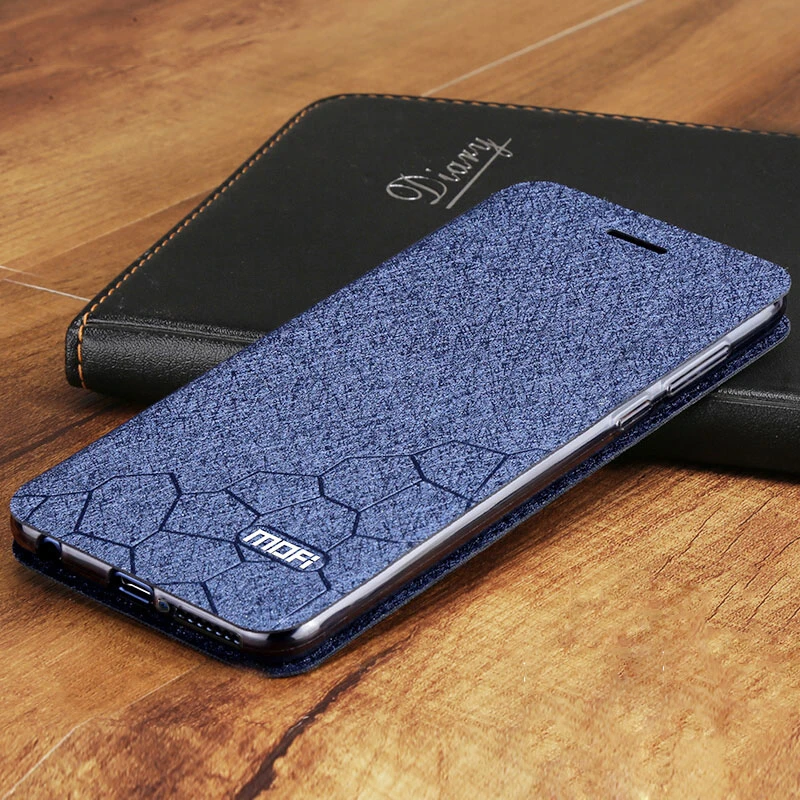 Huawei P20 lite чехол-книжка из искусственной кожи Mofi роскошный мягкий силиконовый