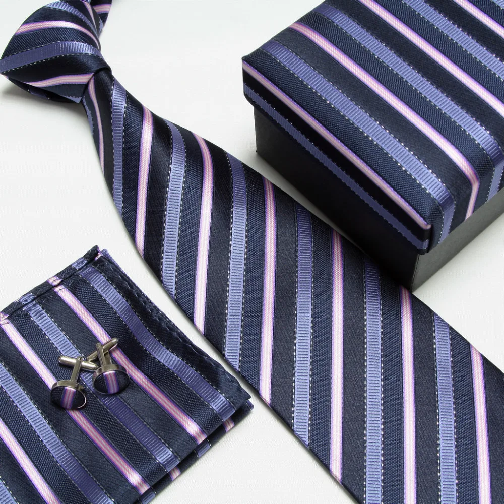 Мужской комплект из галстука запонок и носовых платков|tie set|business tie setties set for men |