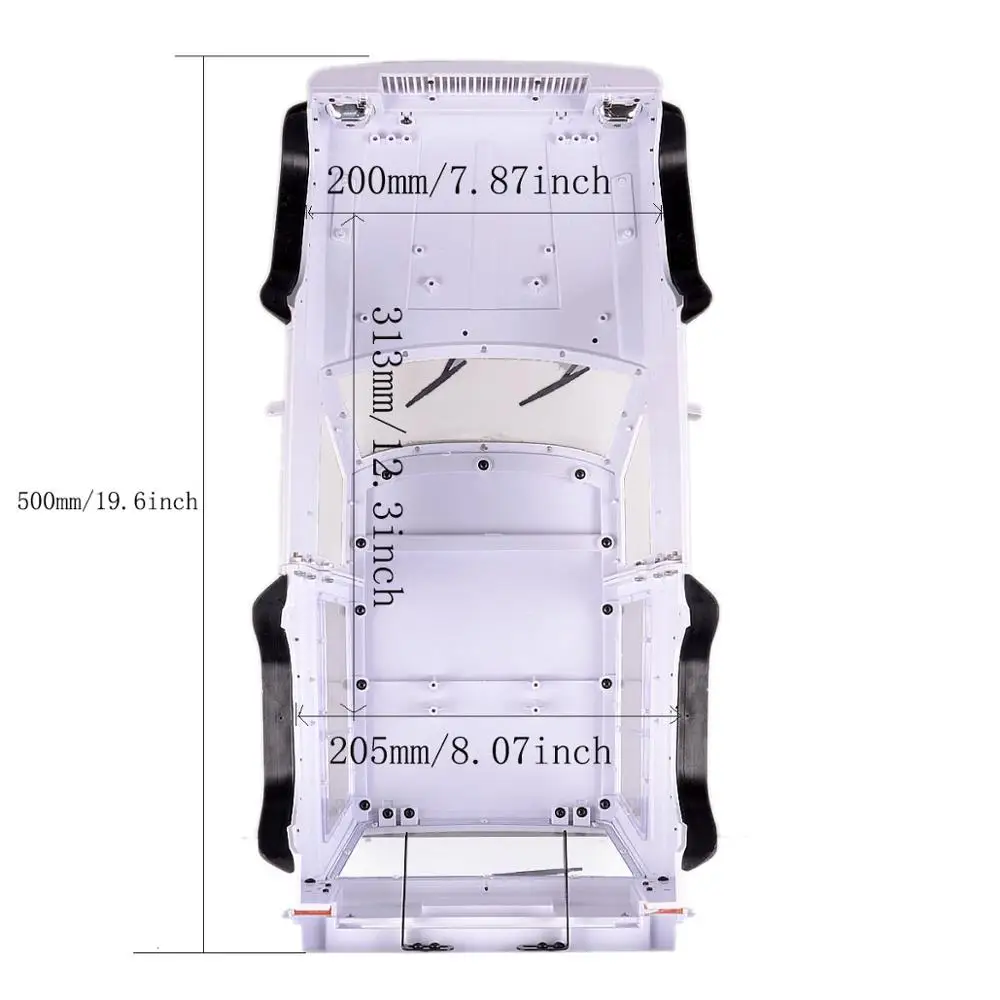 1/10 SCX10 &amp II 90046 90047 For RC 313mm Wheelbase Hard Plastic Body Shell | Игрушки и хобби