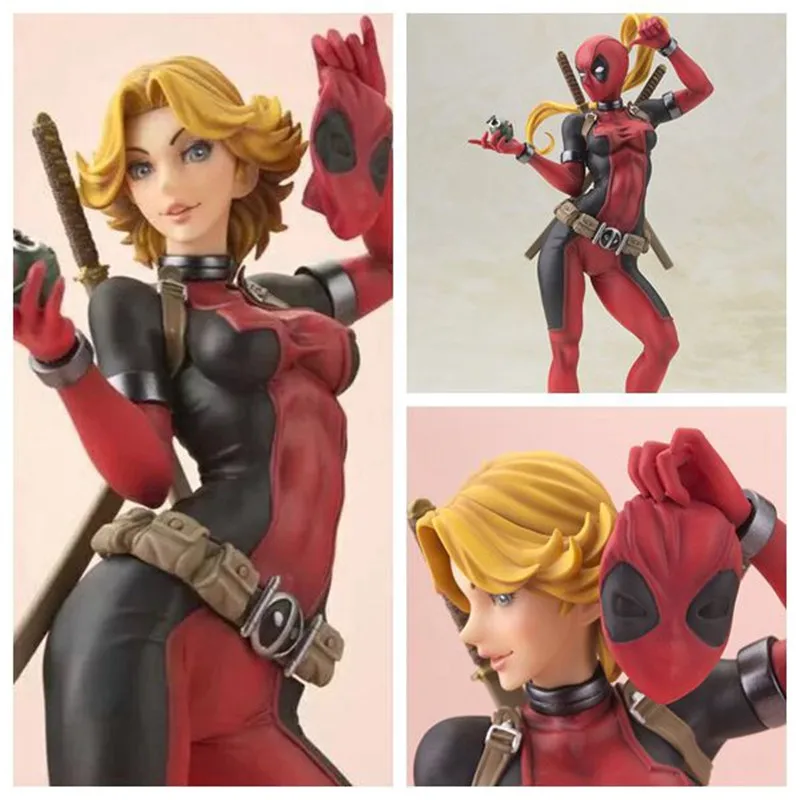 Леди Дэдпул Figuras X Men ПВХ фигурка Коллекционная модель игрушки куклы классный