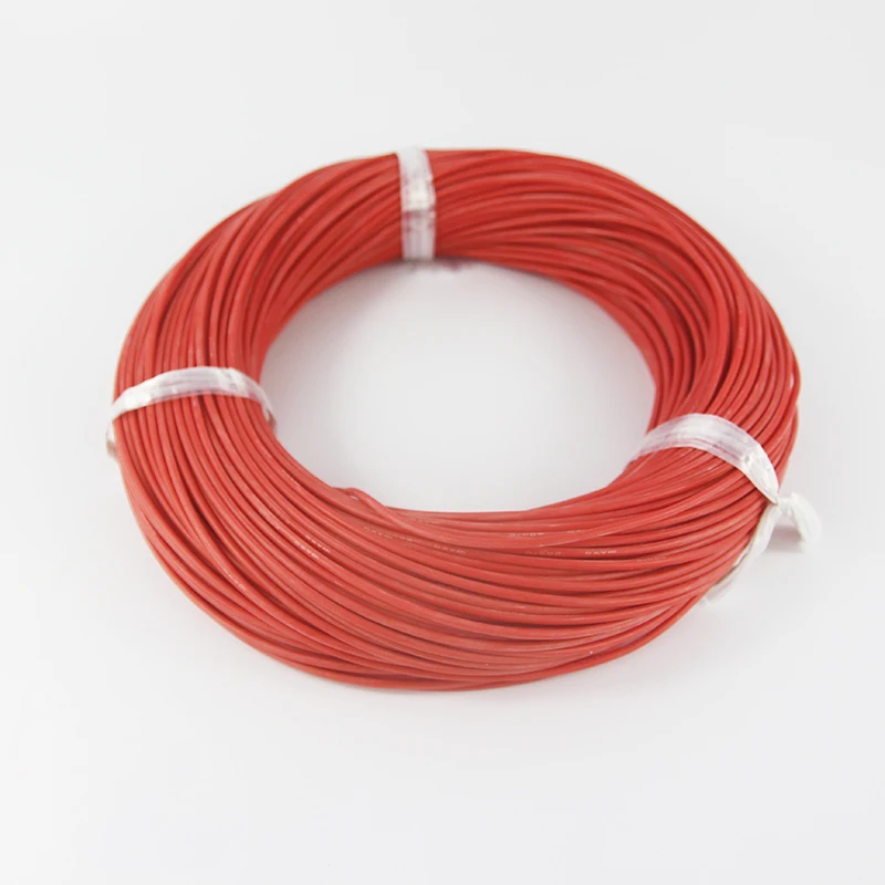 20 м/лот 10 метров красный + черный 18AWG 20AWG 22AWG 24AWG 26AWG термостойкий мягкий силиконовый