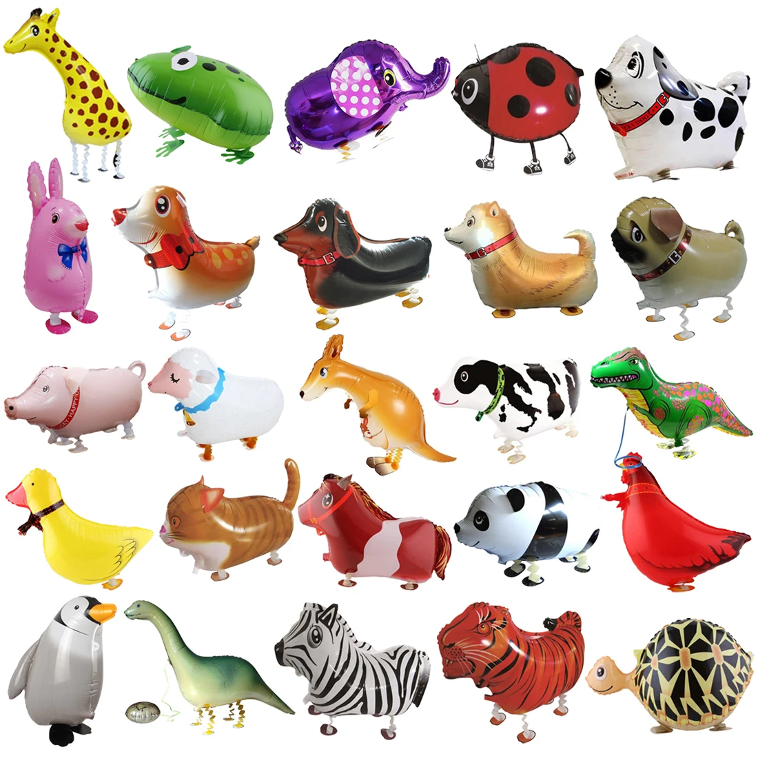 

Animal pattern balloon Walking Foil Balloons Animals Inflatable Air Balloon For Birthday Party Wedding Supplies Children Toys