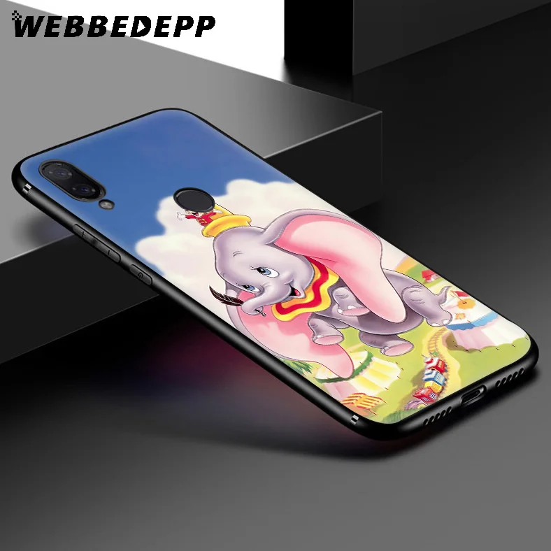 Мягкий чехол WEBBEDEPP Dumbo Movie для Xiaomi Redmi K20 7A 4A 4X 5 5A 6 6A S2 Note 8 4 7 Pro Plus Prime |