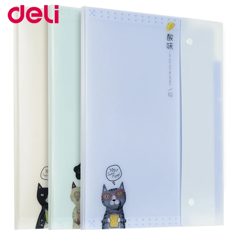 Deli 1 шт. расширяющийся кошелек kawaii 5 чехлов папка для файлов продукты наполнения