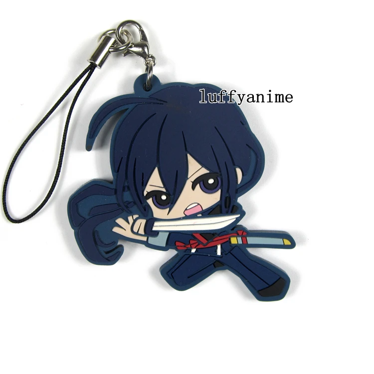 KATSUGEKI TOUKEN RANBU резиновая подвеска талисман Heshikirihasebe Tsurumaru Kuninaga Tonbogiri аниме