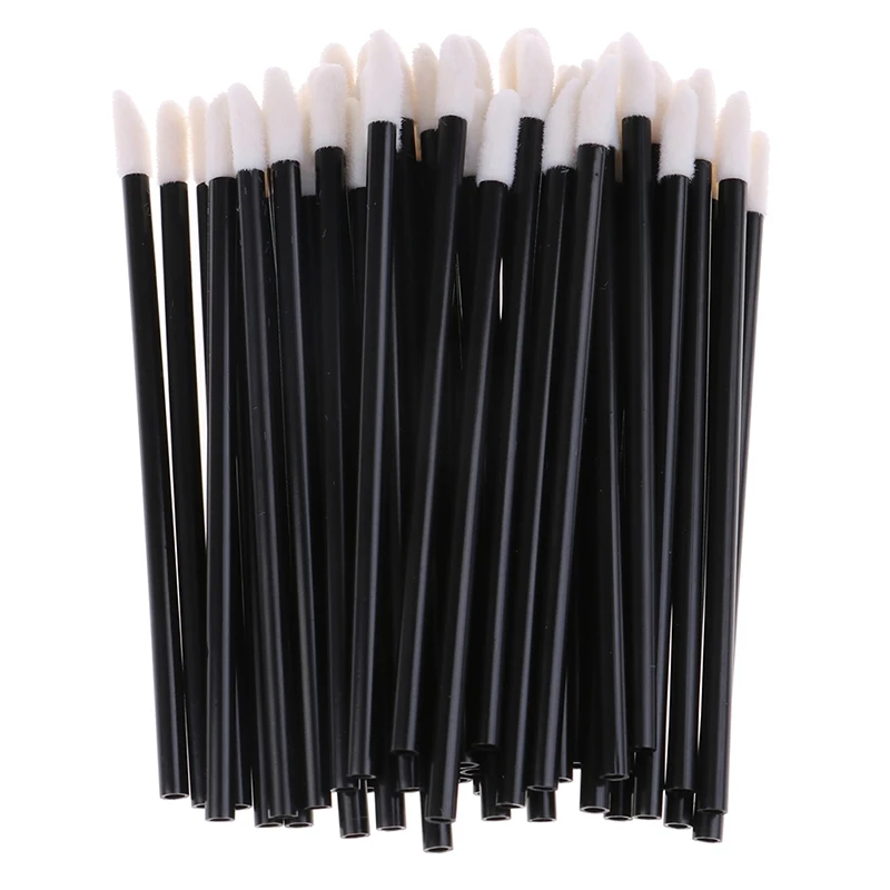 100pcs Maquillage Mascara Wands Lip Brush Pen Cleaner Cleaning Eyelash Disposable Makeup Applicators Make Up Brushes Set |