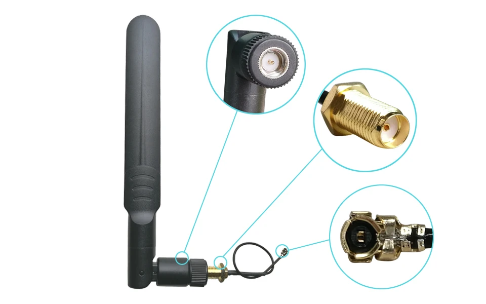 2,4 GHz 5GHz 5,8 Ghz двухдиапазонная антенна 2,4g wifi 8dBi SMA разъем wi fi 2,4 ghz 5G 5,8G антенна+ 21 см косичка кабель