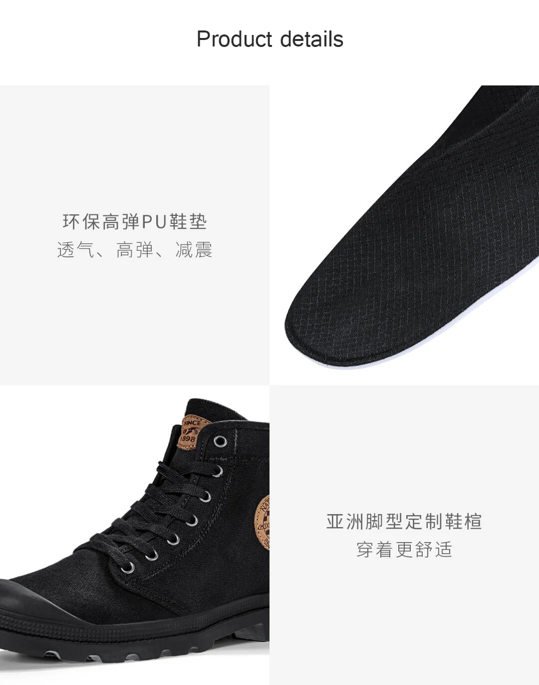 Xiaomi Mijia GOODYEAR/парусиновая обувь на резиновой подошве; износостойкая нескользящая обувь для предотвращения столкновений; дышащая обувь с амортизатором