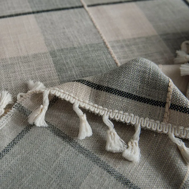 Серая клетчатая скатерть Tafel Hoes Nappe непроницаемая Linge De скатерть для обеденного стола декор для кухни Mantel Mesa