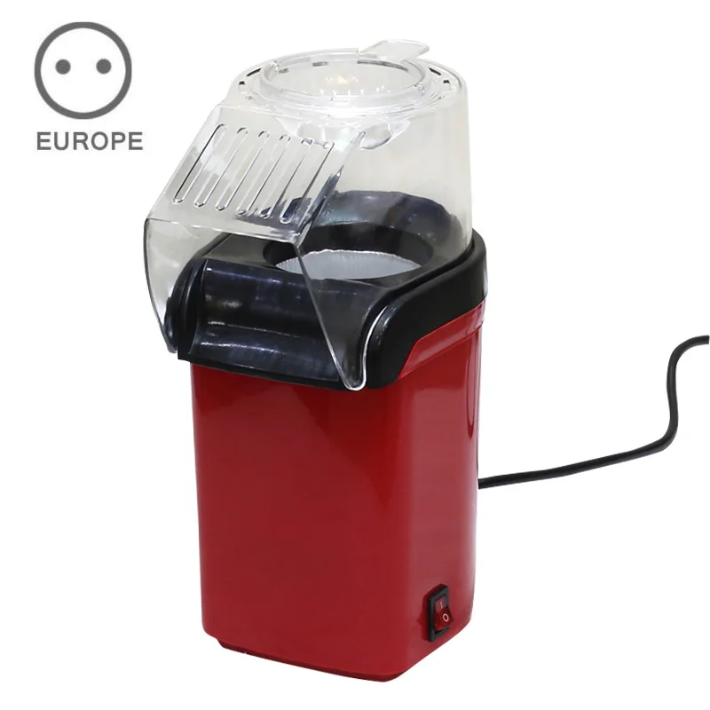 Red EU Plug Модный домашний DIY Поппер детский подарок мини электрическая машина для попкорна бытовые инструменты для приготовления пищи высокое качество HY99 JU08 - Цвет: Red EU Plug