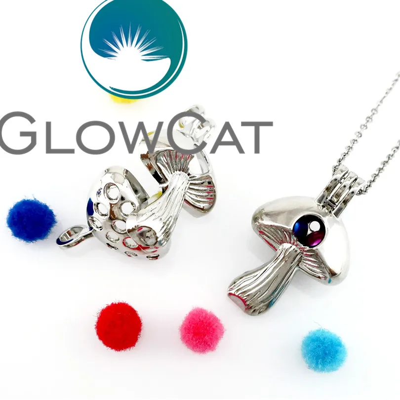 Симпатичная клетка с бусинами в виде грибов GLOWCAT K676 ароматерапия эфирное масло