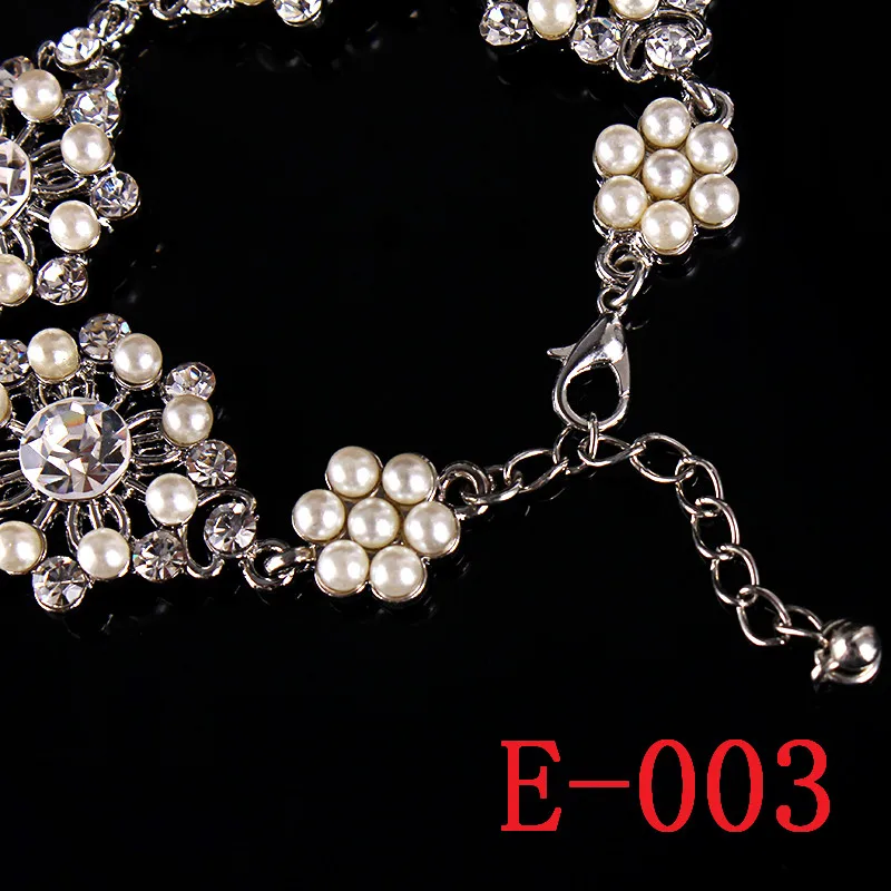 Женский браслет с жемчугом и австрийскими кристаллами свадебная бижутерия|bracelet