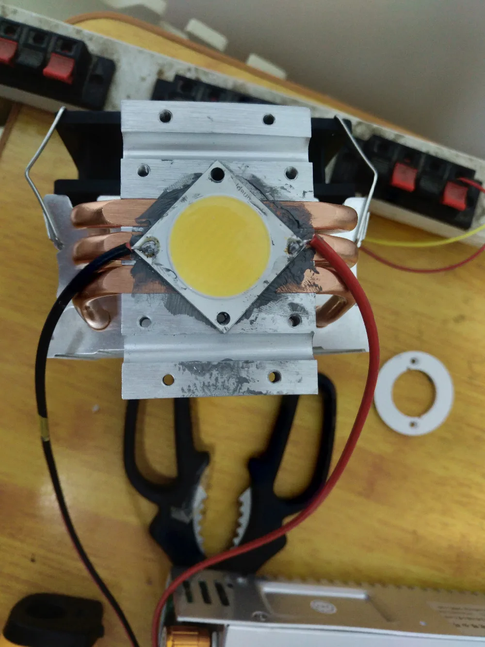 MARSWAL светодиодный радиатор высокого качества из меди и алюминия для DIY светодиодный светильник для сцены или PC cpu теплоотвод