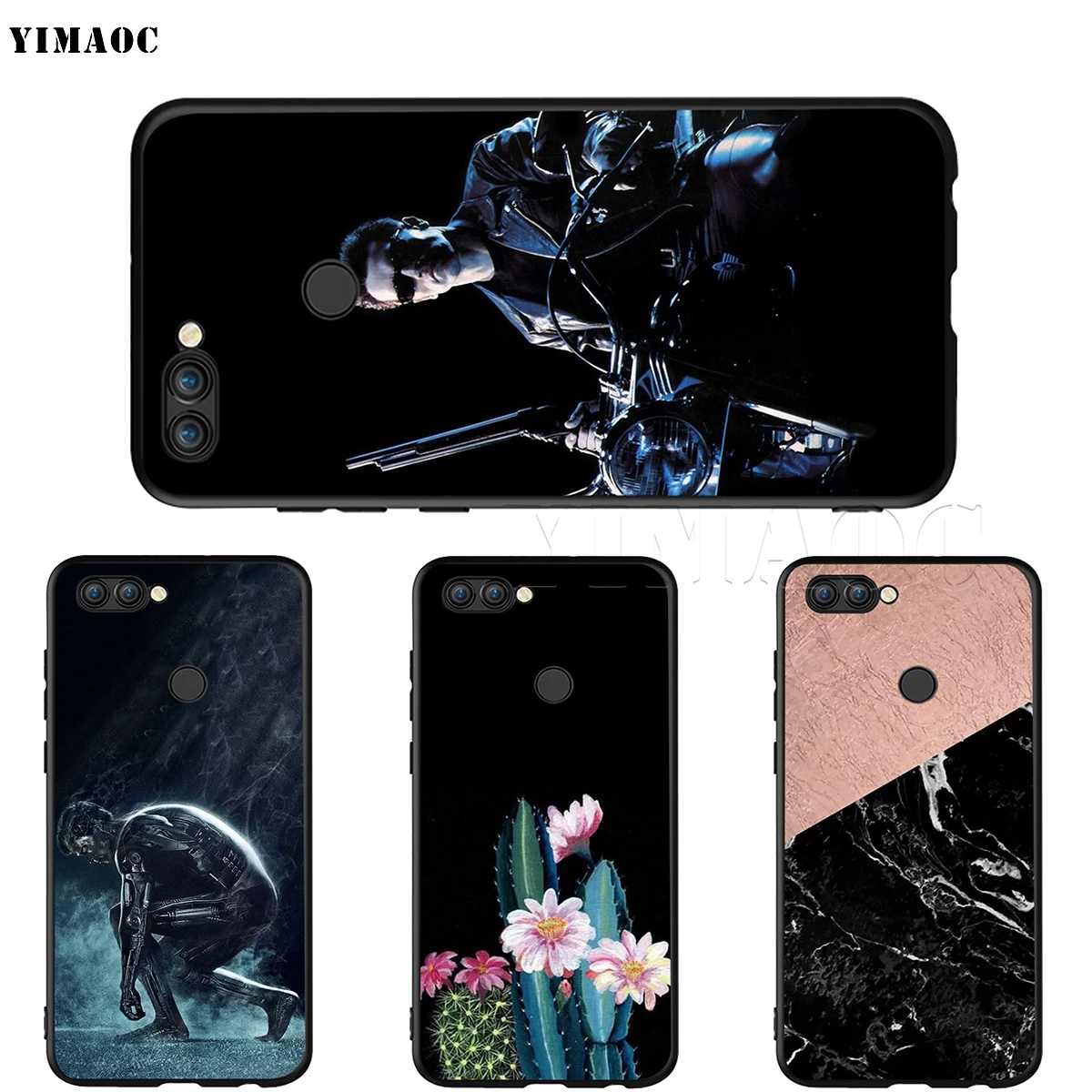 YIMAOC Terminator Schwarzenegger Silicone Case for Huawei Honor 6a 7a 7c 7x 8 9 10 Lite Pro Y6 Prime 2018 2017 | Мобильные телефоны
