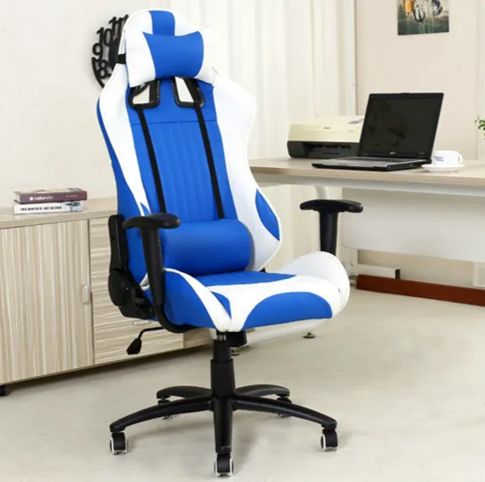 Эргономичное вращающееся кресло для игр с откидным подлокотником лежа
