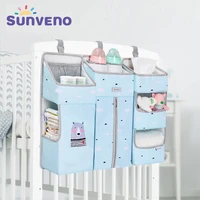 sunveno baby crib organizer bed hanging bag for baby essentials diaper storage cradle bag diaper organizer