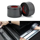 Автомобильный Стайлинг Автомобильная защитная пластина для двери 5D наклейка из углеродного волокна порог от царапин Тюнинг автомобиля универсальные автомобильные аксессуары