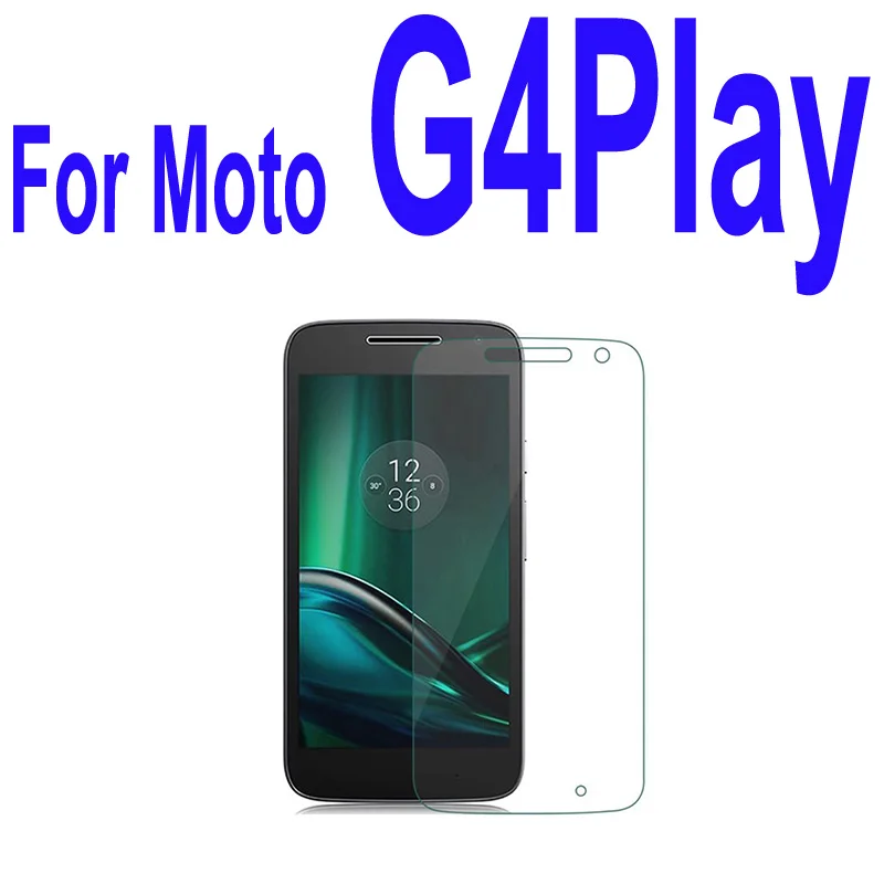 For Moto G4play Закаленное стекло для Motorola Moto G5s G5 Plus G G2 G3 G4 Play E E2 E3 E4 C Plus X4 X2 X Play style Z Force Защитная пленка для экрана - Цвет: For Moto G4play
