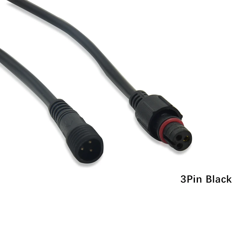 Водонепроницаемый проводной разъем для светодиодных лент черный и белый цвета 2