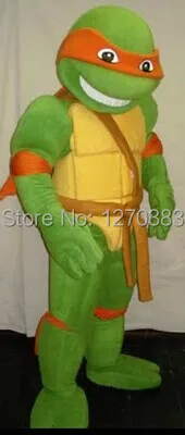 2017 высокое качество взрослый размер Черепашки талисман костюм бесплатная