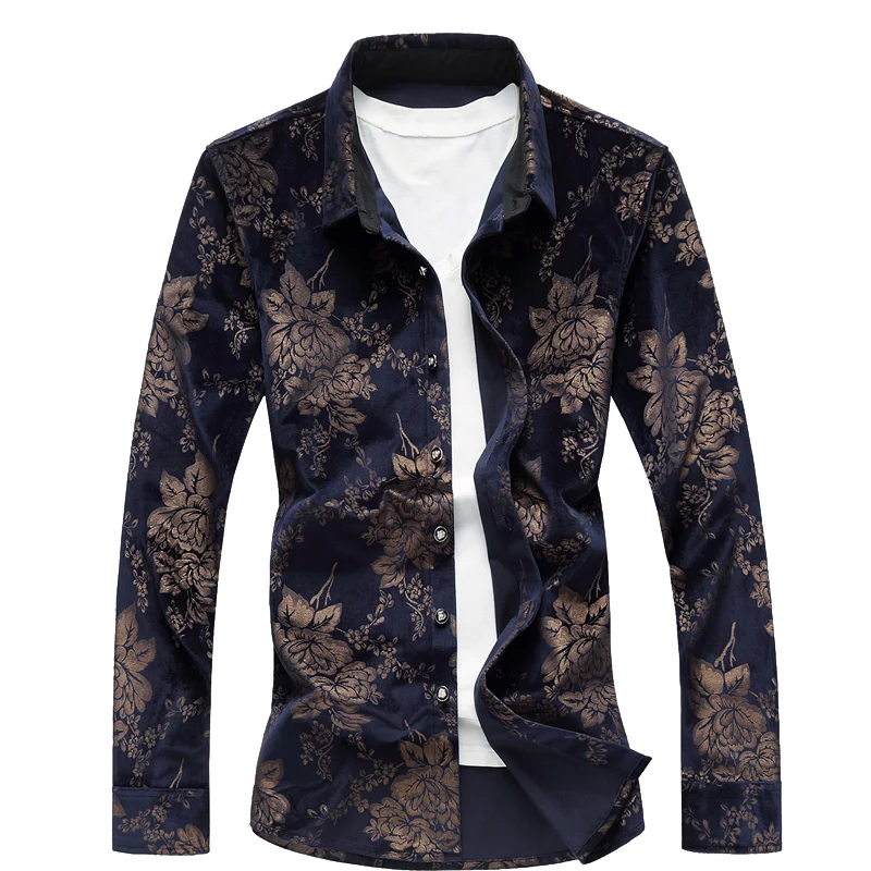 LONMMY, плюс размер, 6XL, 7XL, повседневные блузы, облегающие мужские рубашки с длинным рукавом, рубашки, мужские платья, Мужская одежда, черный, темно-синий цвет, новинка