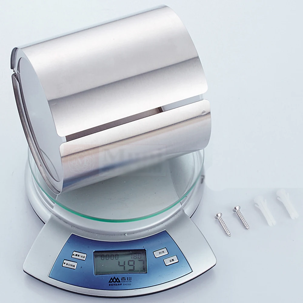 

A1 304 stainless steel roll paper holder toilet creative cylinder paper holder bathroom tissue box toilet paper holder wx8270956
