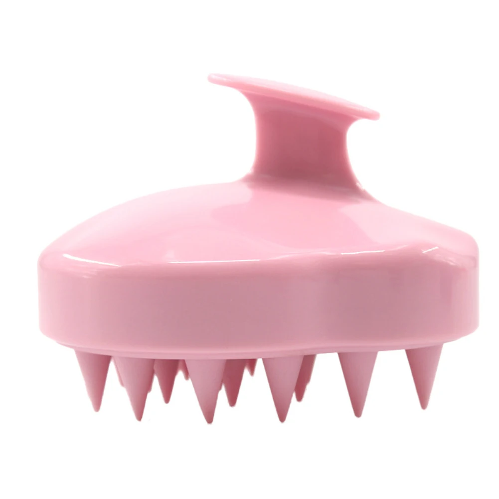Handheld 5 Colors Silicone Scalp Shampoo Massage Brush Washing Shower Head Hair Brushes Comb Mini Head Meridian Massage Comb