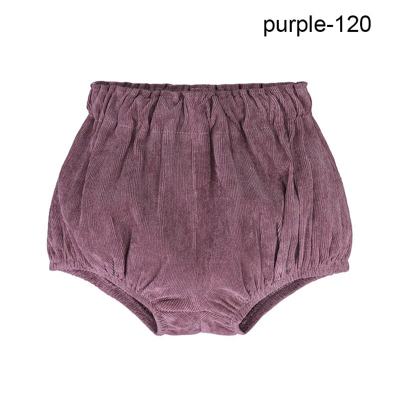 purple 120 Для новорожденных одежда для малышей вельветовые дно детские трусики с юбочкой Короткие трусы подгузники штанишки@ ZJF - Цвет: purple 120