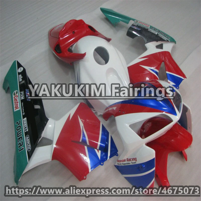 ABS Инжекционный обтекатель комплект для Honda CBR 600RR 2005 2006 f5 мотоциклетные