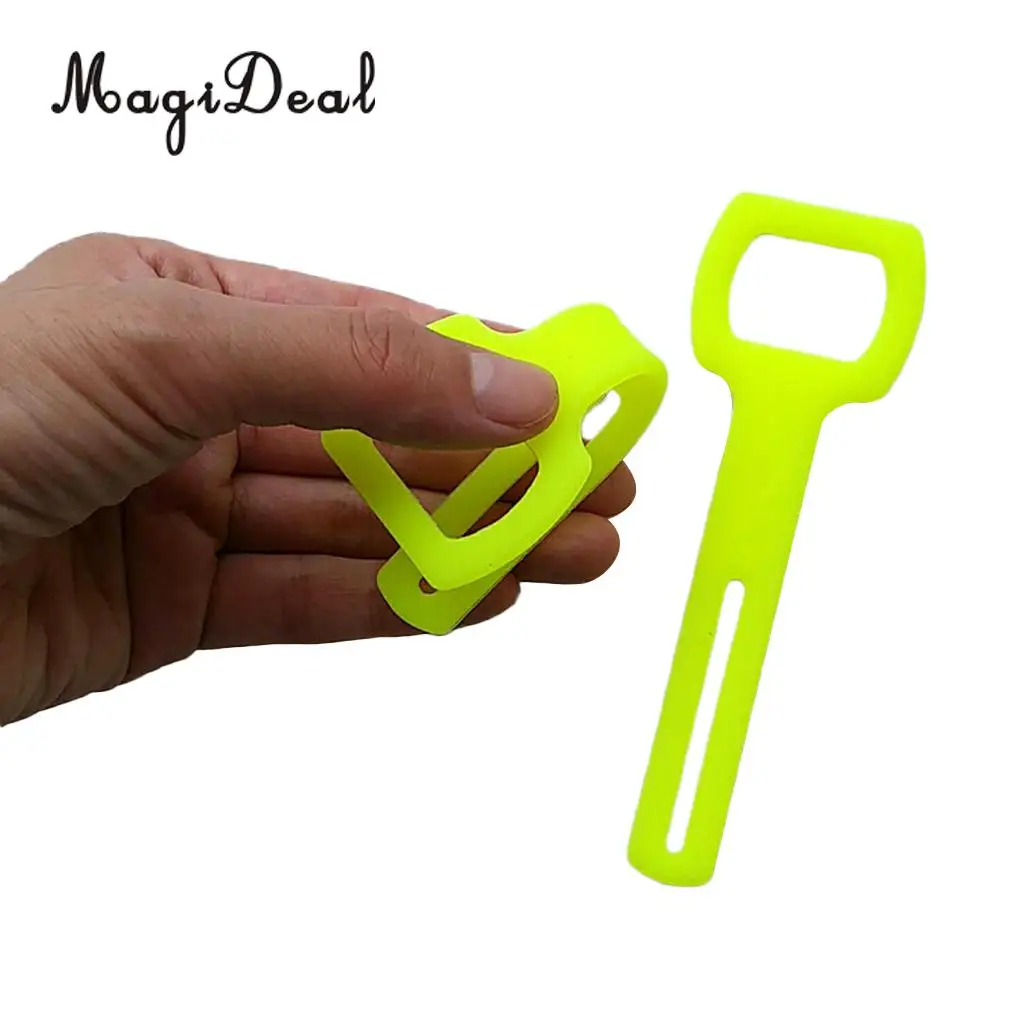 2 шт. гибкие силиконовые ремни держатели для подводного плавания|Бассейн и