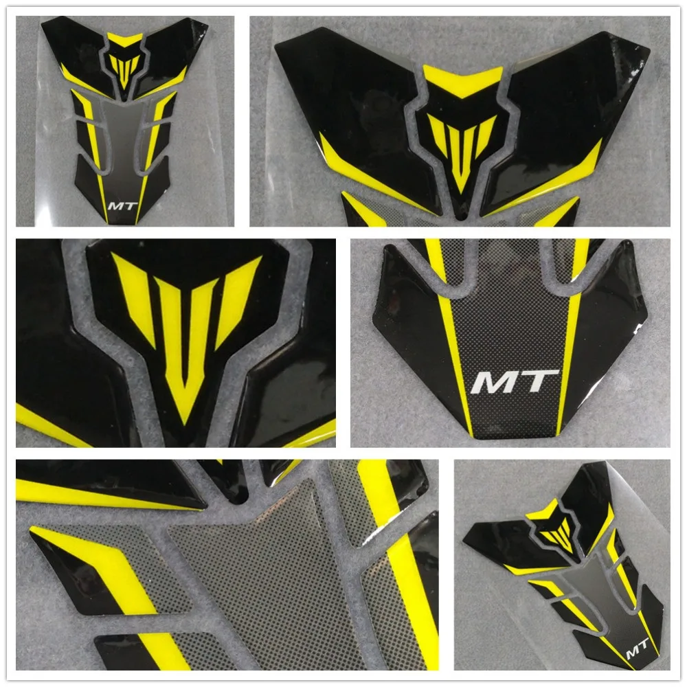 3D отражающий жилет мотоцикл для Yamaha MT10 MT-10 MT09 MT07 FZ09 MT25 защитная накладка на топливный бак Стикеры наклейка светоотражающие