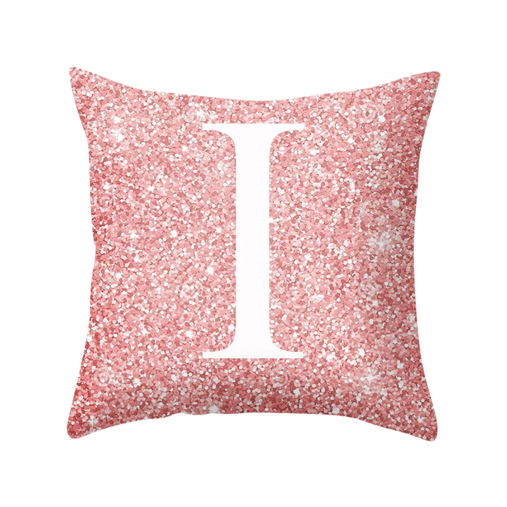 pink 45x45cm Современные Простые Декоративные наволочки, принт, наволочки из полиэстера, наволочки для дома, вечерние, для отеля, текстиль, 45 см* 45 см - Цвет: pink 45x45cm