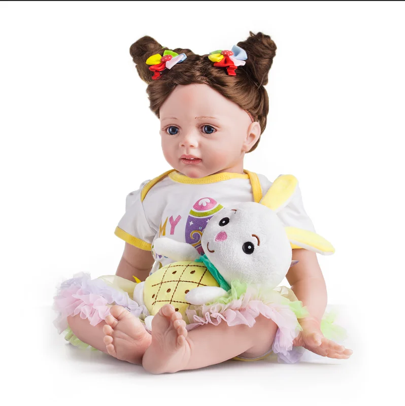 60 см силиконовые виниловые игрушки Reborn Baby Doll для девочек принцесса малыш живые
