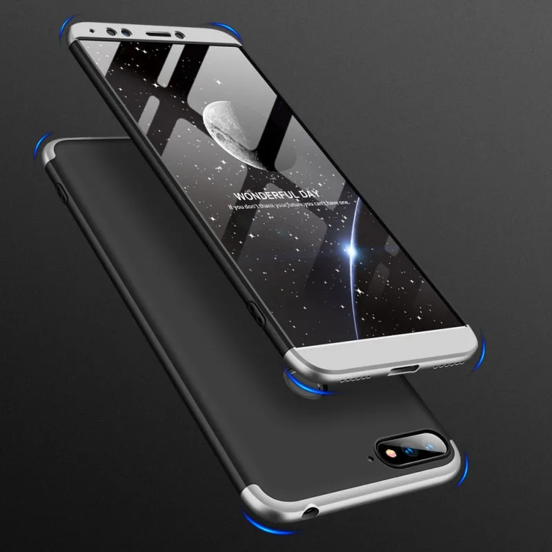 Чехол для Huawei Honor 7C Φ 5 7 ''чехол 360 полная защита ПК 3 в 1 чехол Pro Русская версия