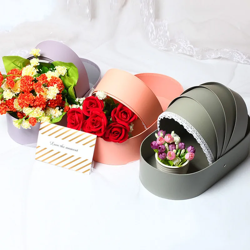 Creative Cradle Flower Box Rose Flower Arrangement Basket Gift Boxs Wedding Home Decoration Christmas decoration