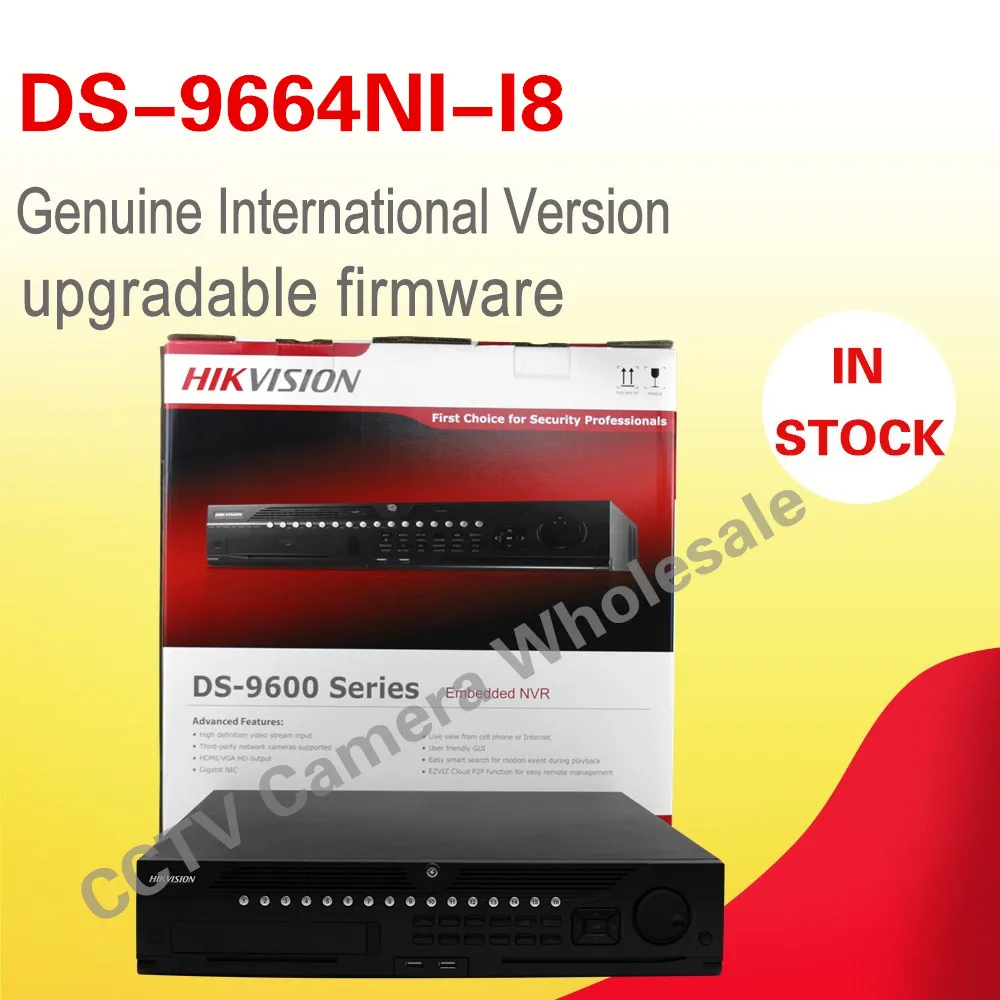 В наличии английская версия ds-9664ni-i8 8 SATA для 16 жестких дисков H.265 4 К NVR 64ch RAID
