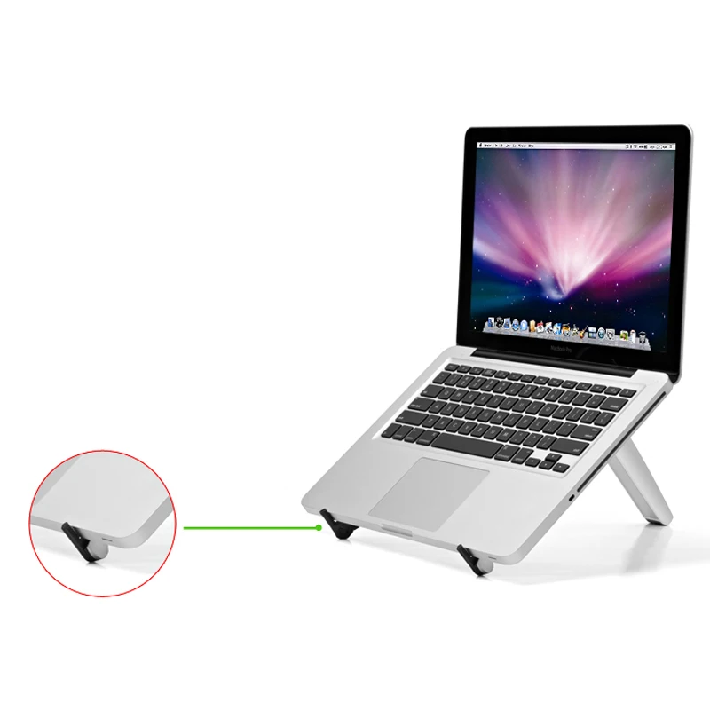 Регулируемая подставка для ноутбука держатель iPad Macbook Pro 13 Air Thinkpad и планшета